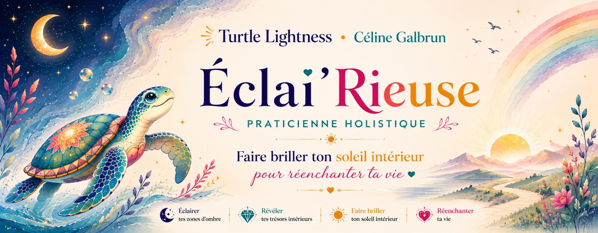 Turtle Lightness Céline Galbrun Éclai’Rieuse